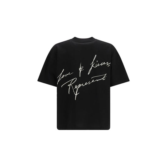 Represent Black Cotton T-Shirt
