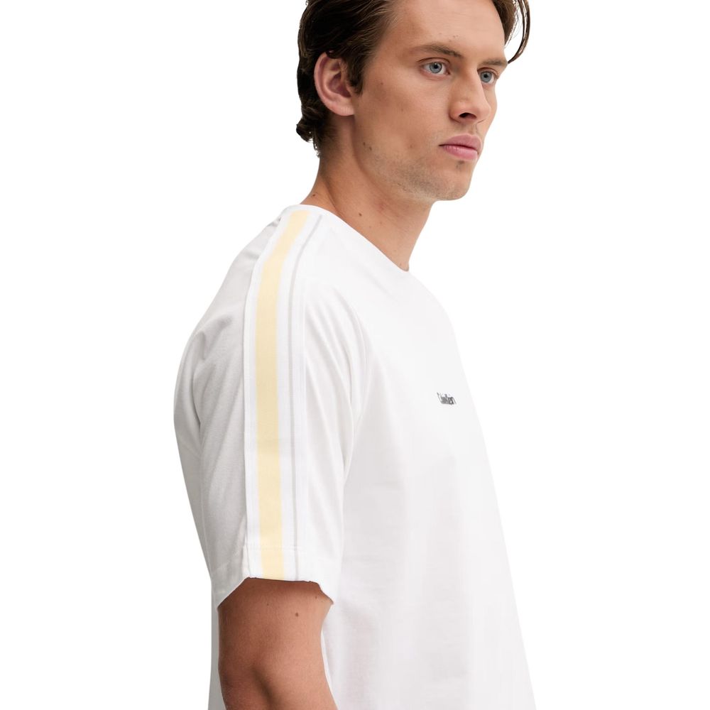 Calvin Klein Sport White Cotton T-Shirt Regular Fit Crew Neck SS26