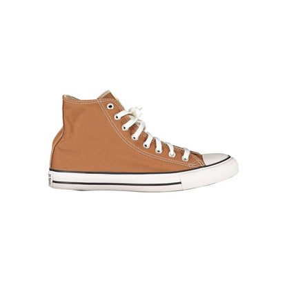 Converse Brown Unisex Sneakers – Contrast Sole Logo Trainers | Kloset97
