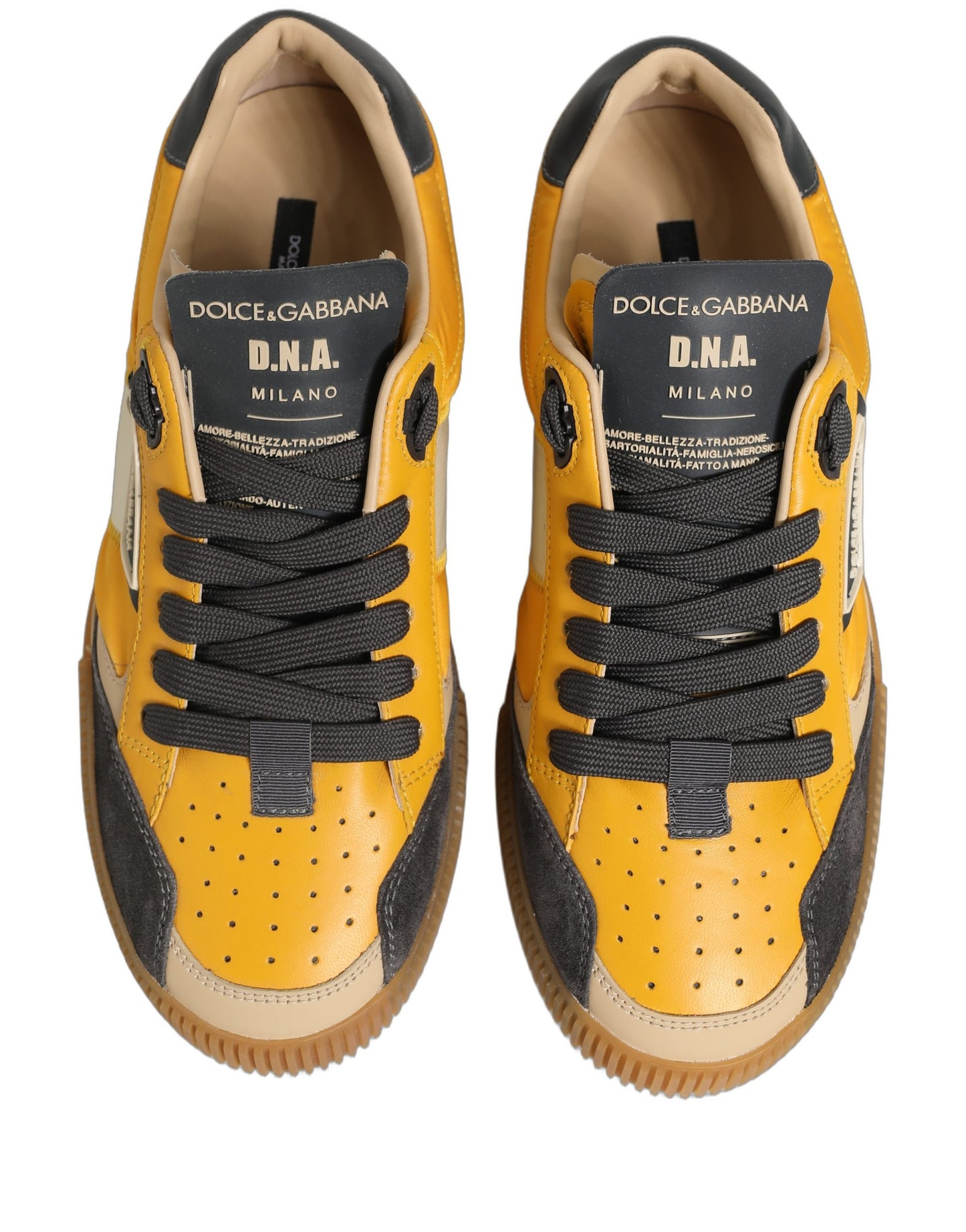 Dolce & Gabbana Miami Multicolor Low Top Sneakers | Luxury Designer Shoes