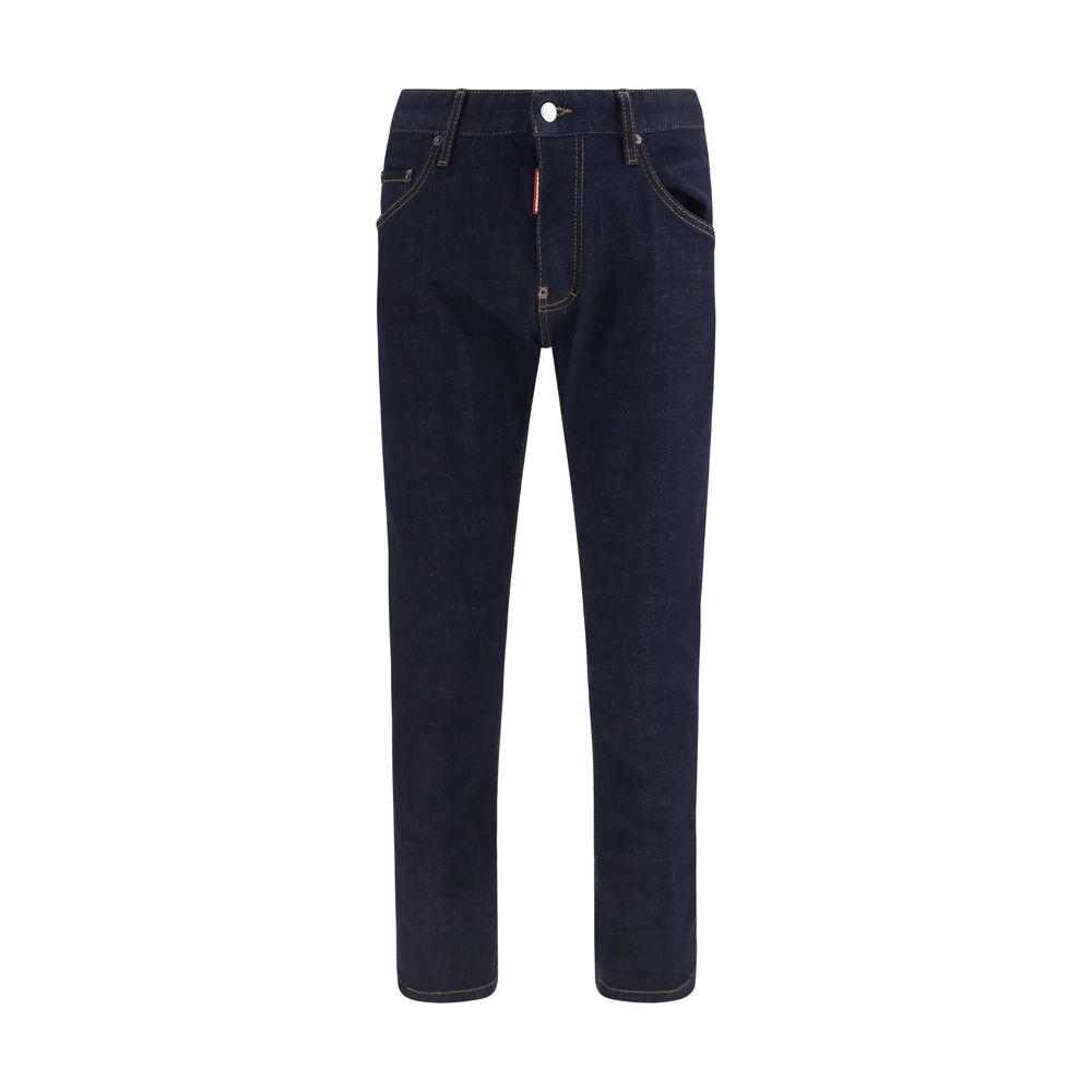 Dsquared² Blue Cotton Slim Fit Jeans – Premium Designer Denim