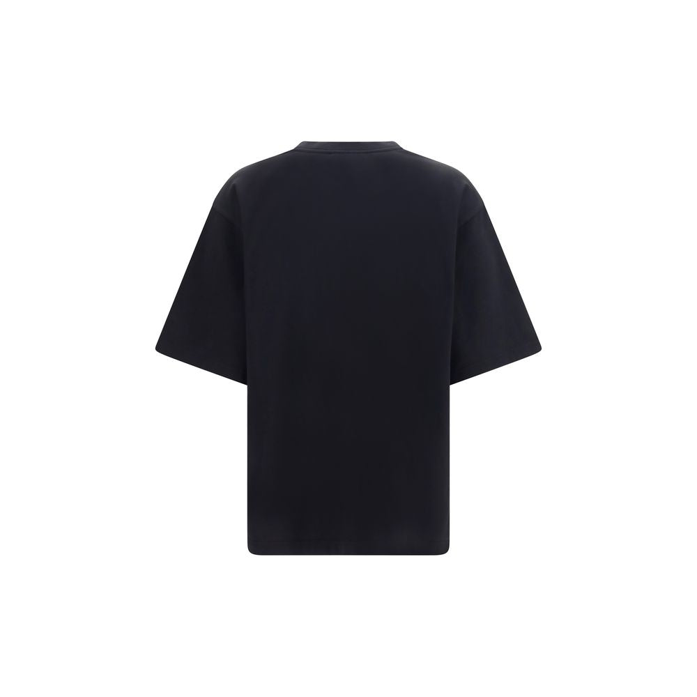 Dolce & Gabbana Black Cotton Logo Patch T-Shirt | Authentic Designer Menswear | Kloset97