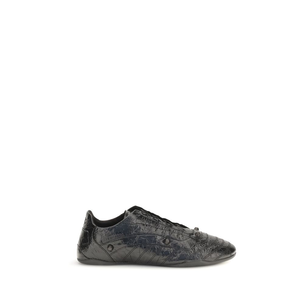 Balenciaga City Black Leather Sneakers | Luxury Designer Trainers | Kloset97