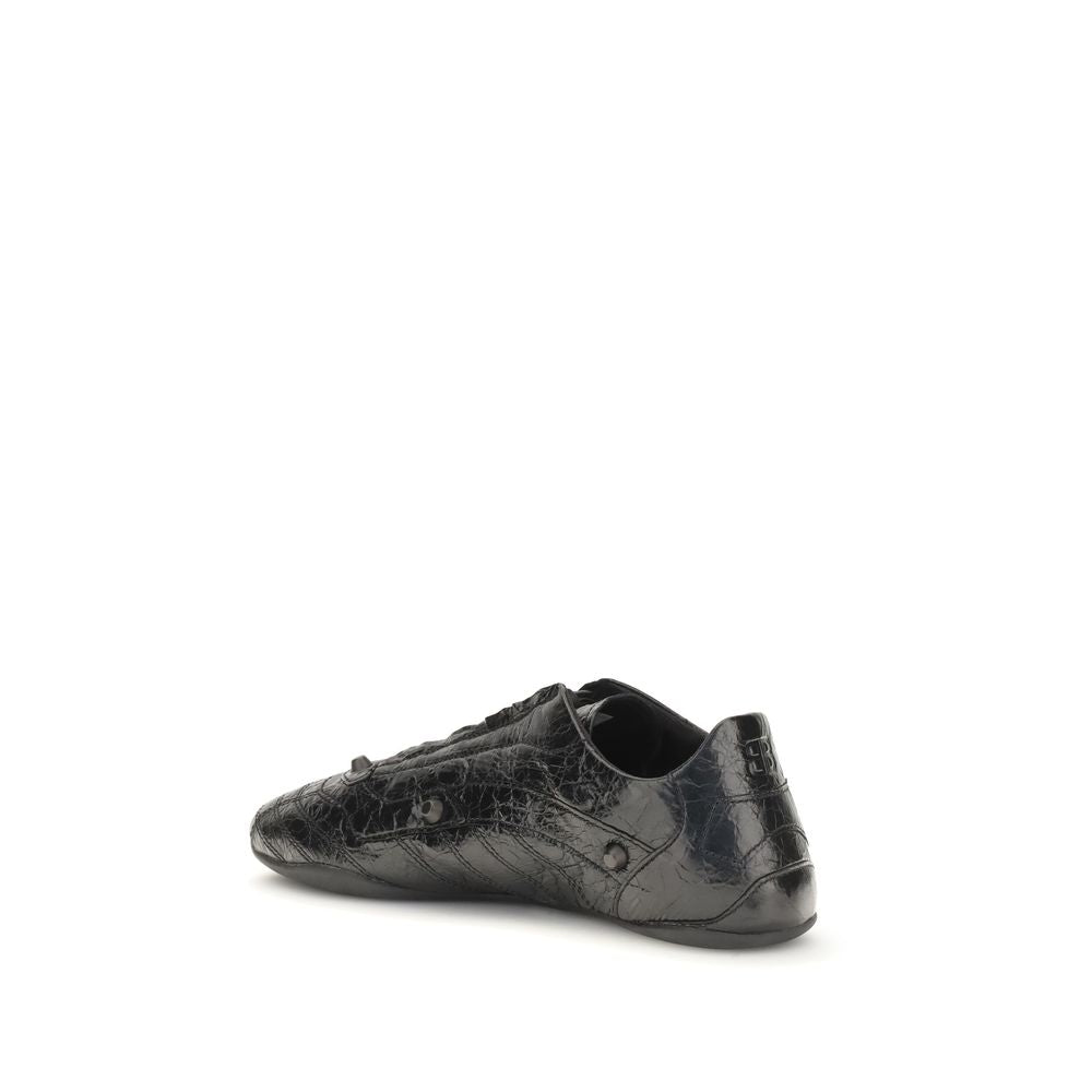 Balenciaga City Black Leather Sneakers | Luxury Designer Trainers | Kloset97