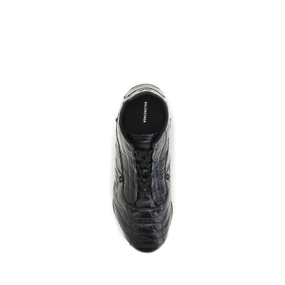 Balenciaga City Black Leather Sneakers | Luxury Designer Trainers | Kloset97