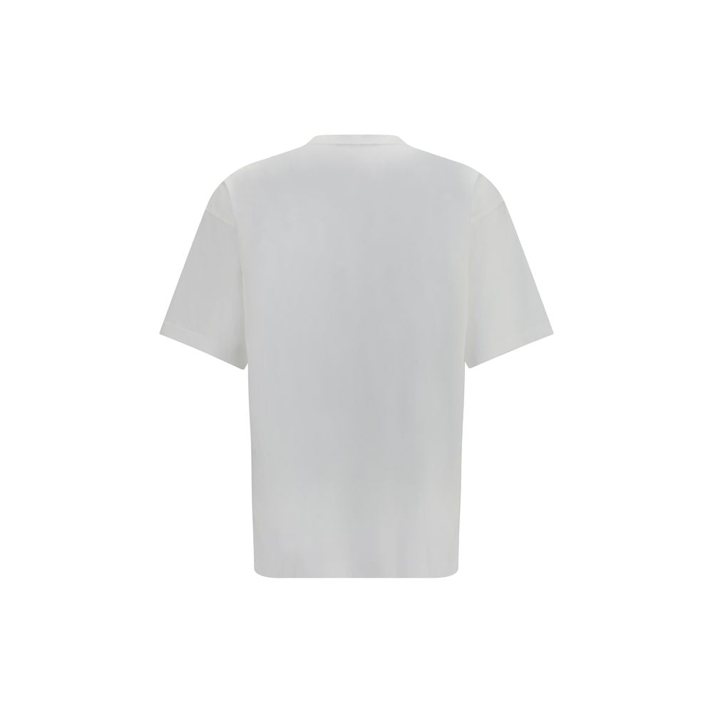Balenciaga White Cotton Graphic T-Shirt AW26 | Luxury Designer Men's Tee | Kloset97