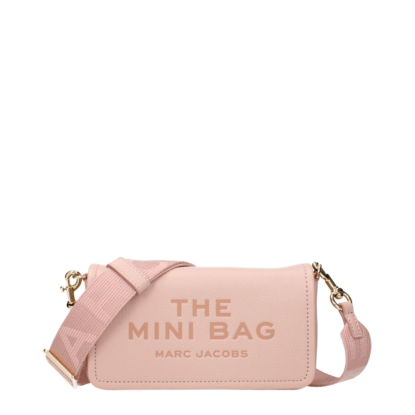 Marc Jacobs Pink Leather Crossbody Bag | Designer Mini Shoulder Bag