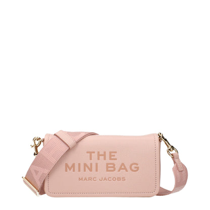Marc Jacobs Pink Leather Crossbody Bag | Designer Mini Shoulder Bag