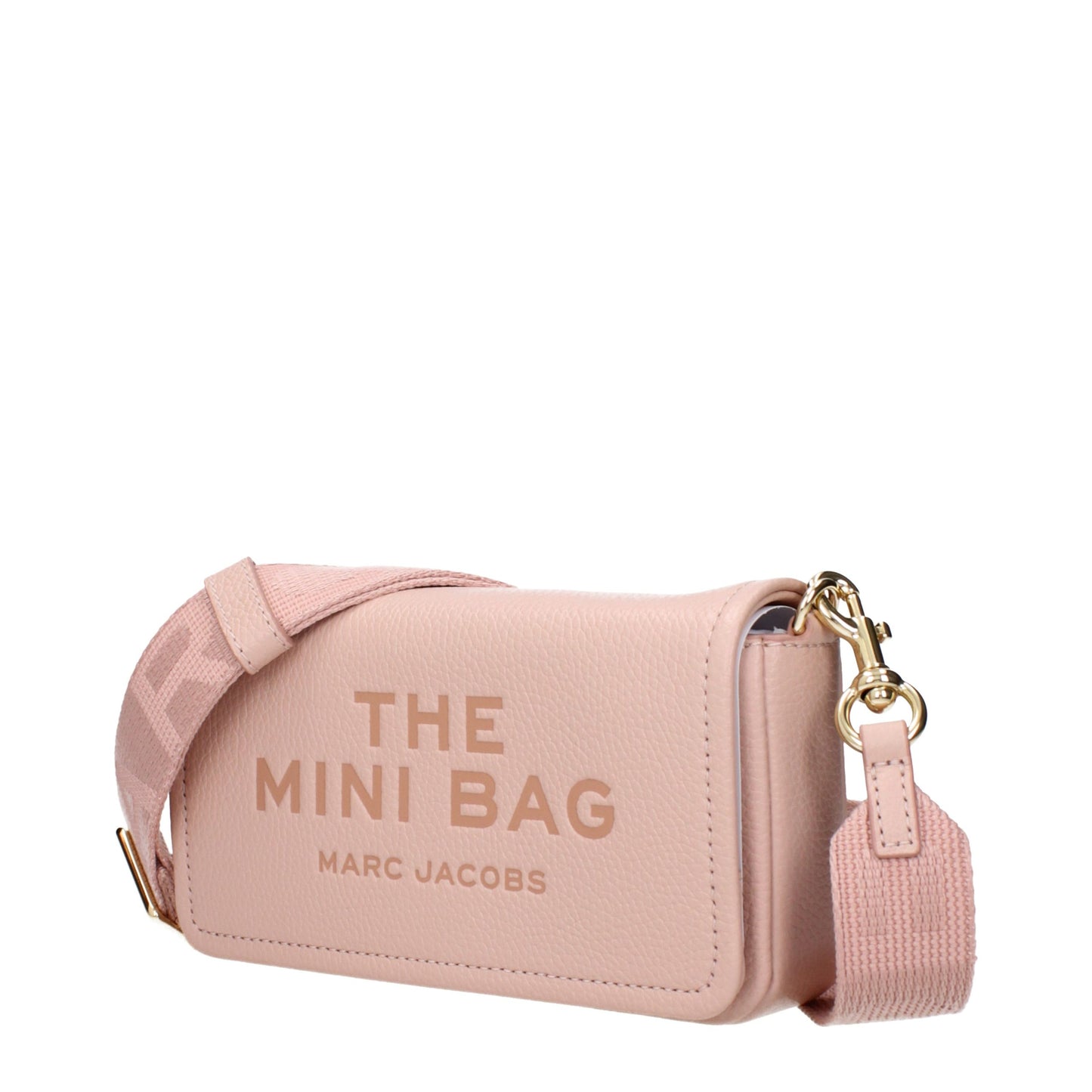 Marc Jacobs Pink Leather Crossbody Bag | Designer Mini Shoulder Bag