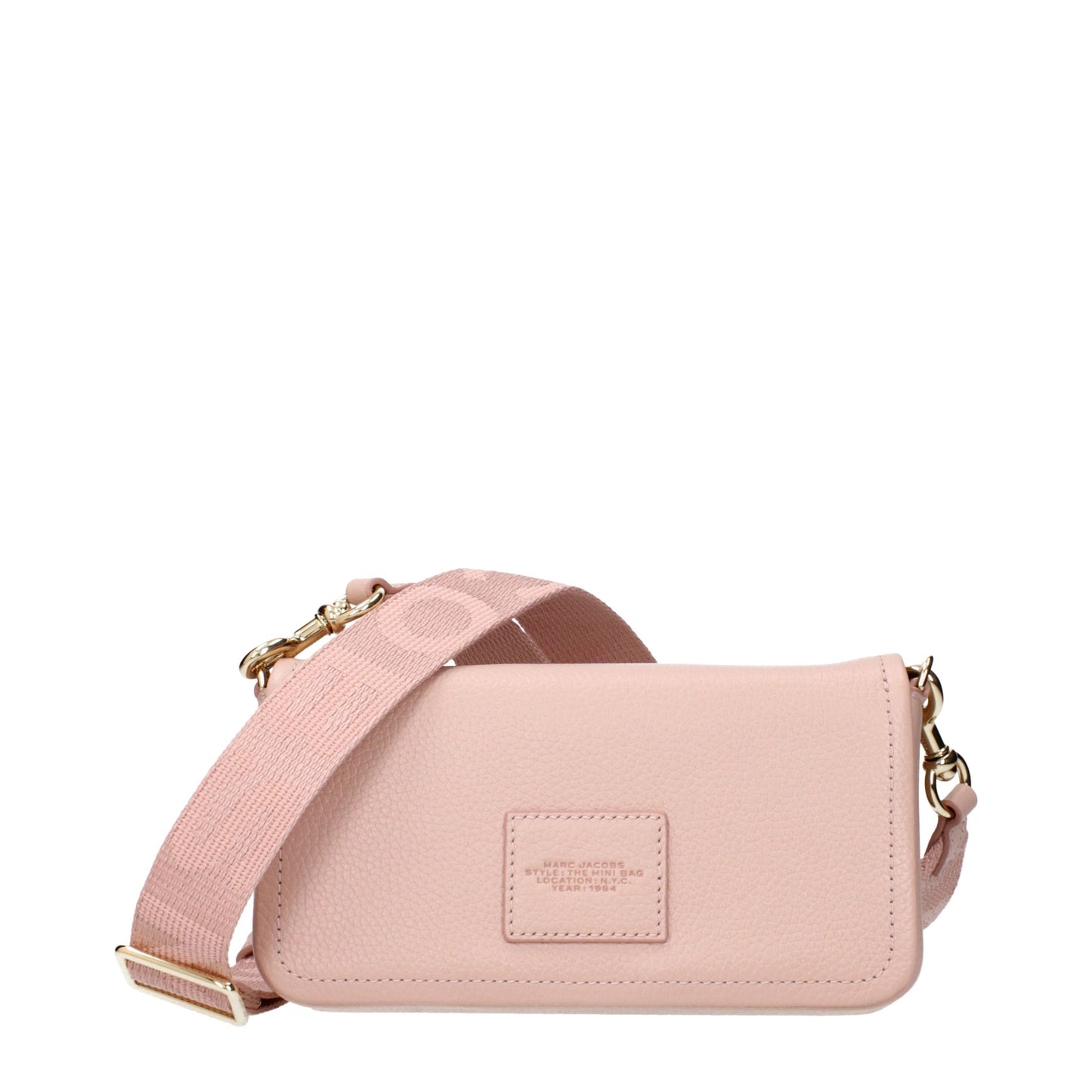 Marc Jacobs Pink Leather Crossbody Bag | Designer Mini Shoulder Bag