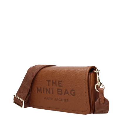 Marc Jacobs Brown Leather Crossbody Bag | The Mini Bag | Authentic Designer Handbag