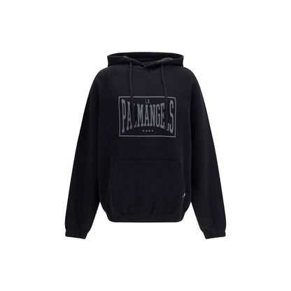 Palm Angels Black Cotton Vintage Box Logo Hoodie | Men's Designer Sweatshirt | Kloset97