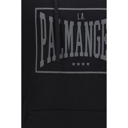 Palm Angels Black Cotton Vintage Box Logo Hoodie | Men's Designer Sweatshirt | Kloset97