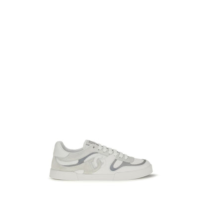 Dolce & Gabbana Portofino White Calf Leather Sneakers | Luxury Designer Trainers
