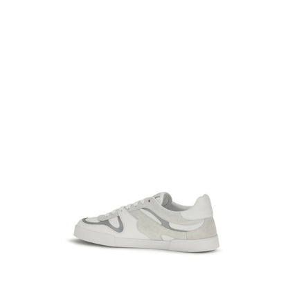 Dolce & Gabbana Portofino White Calf Leather Sneakers | Luxury Designer Trainers