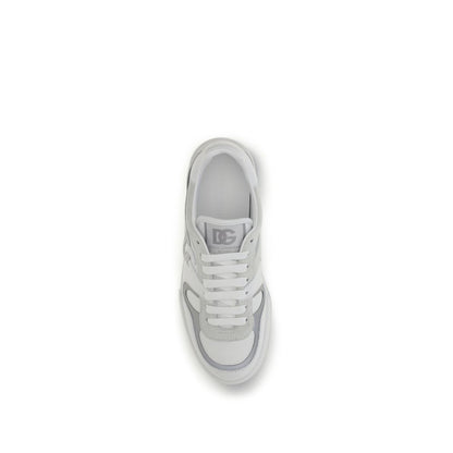 Dolce & Gabbana Portofino White Calf Leather Sneakers | Luxury Designer Trainers
