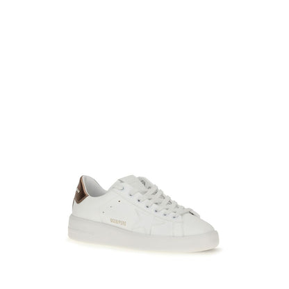 Golden Goose Pure Star White Calf Leather Sneakers | Luxury Designer Trainers | Kloset97 UK