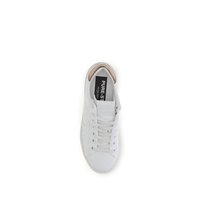 Golden Goose Pure Star White Calf Leather Sneakers | Luxury Designer Trainers | Kloset97 UK