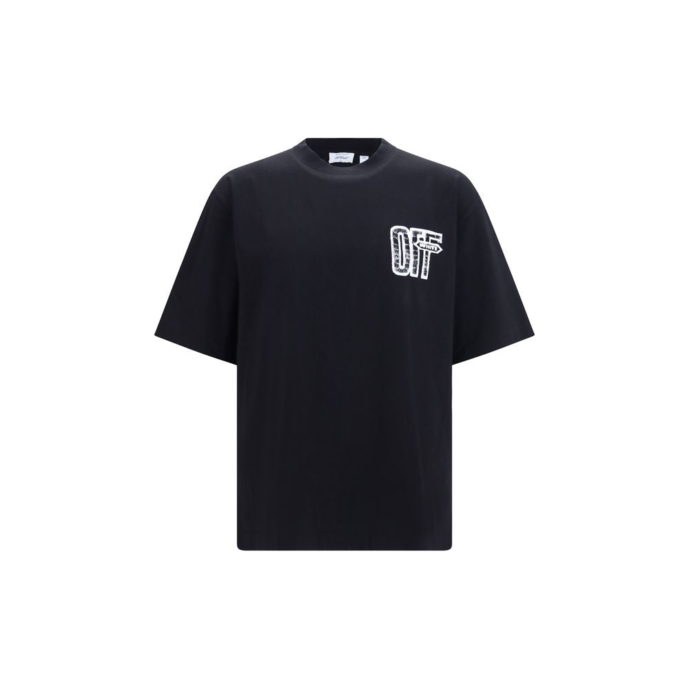 Off-White Motion Arrow Skate T-Shirt Black Cotton Regular Fit AW26 Designer Tee Meta Title