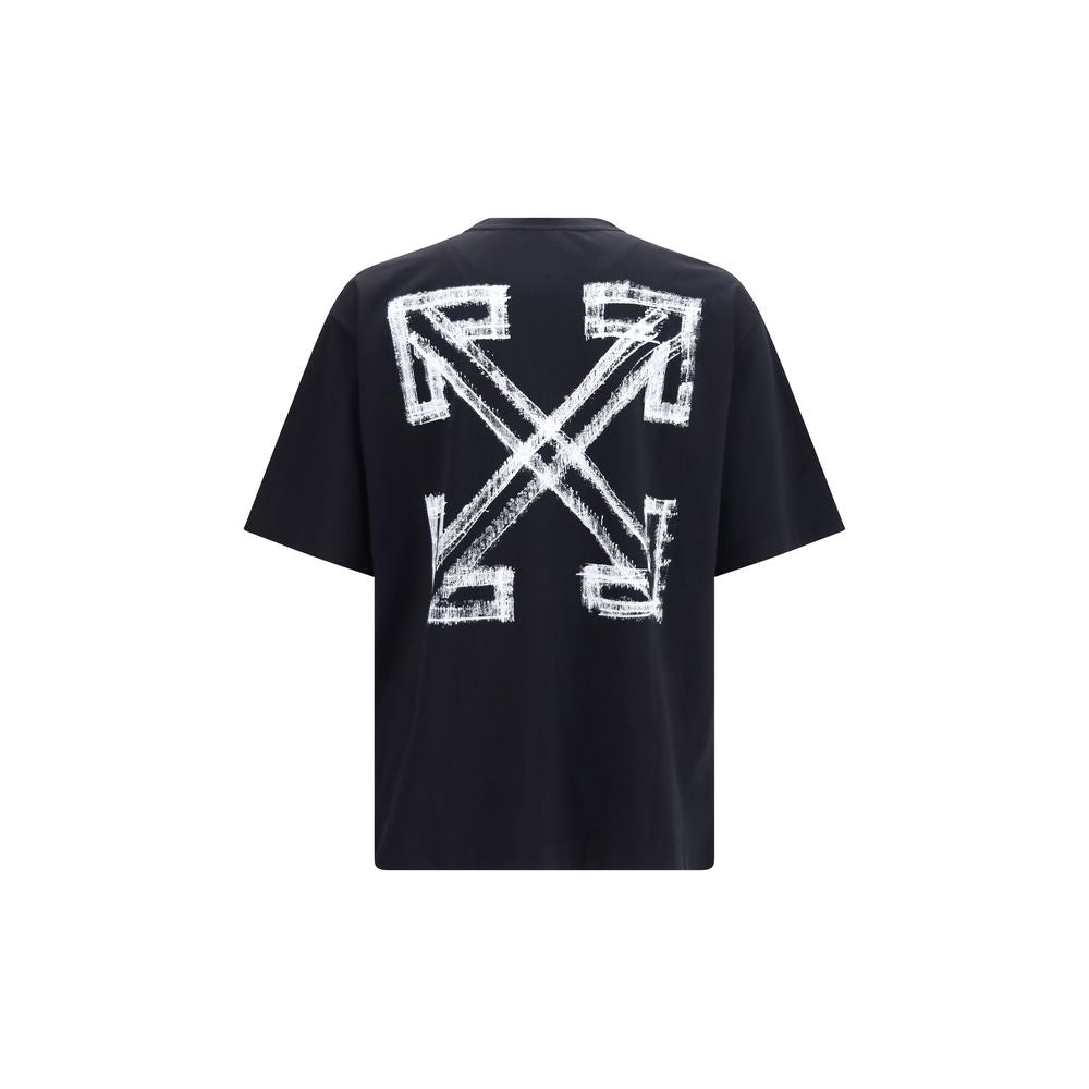 Off-White Motion Arrow Skate T-Shirt Black Cotton Regular Fit AW26 Designer Tee Meta Title