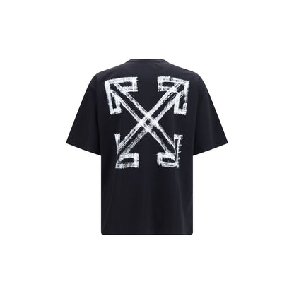 Off-White Motion Arrow Skate T-Shirt Black Cotton Regular Fit AW26 Designer Tee Meta Title
