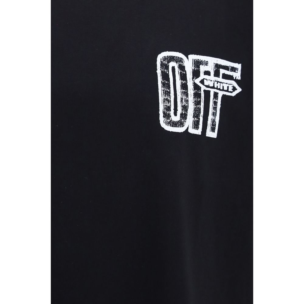 Off-White Motion Arrow Skate T-Shirt Black Cotton Regular Fit AW26 Designer Tee Meta Title