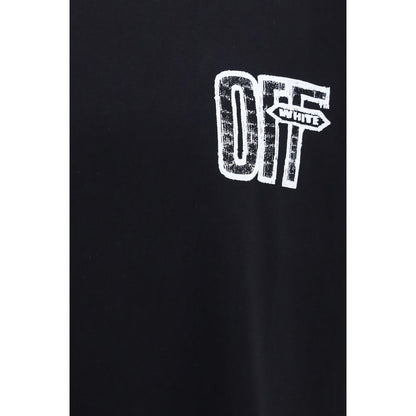 Off-White Motion Arrow Skate T-Shirt Black Cotton Regular Fit AW26 Designer Tee Meta Title