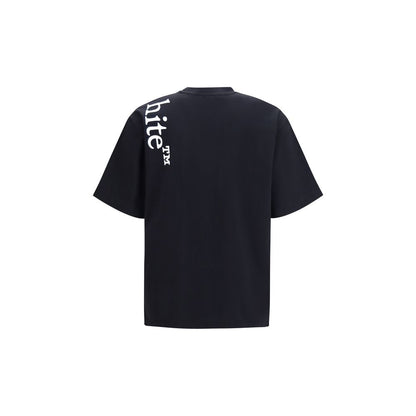 Off-White Black Vertical Bookish Skate T-Shirt | Premium Cotton AW26 Designer Tee