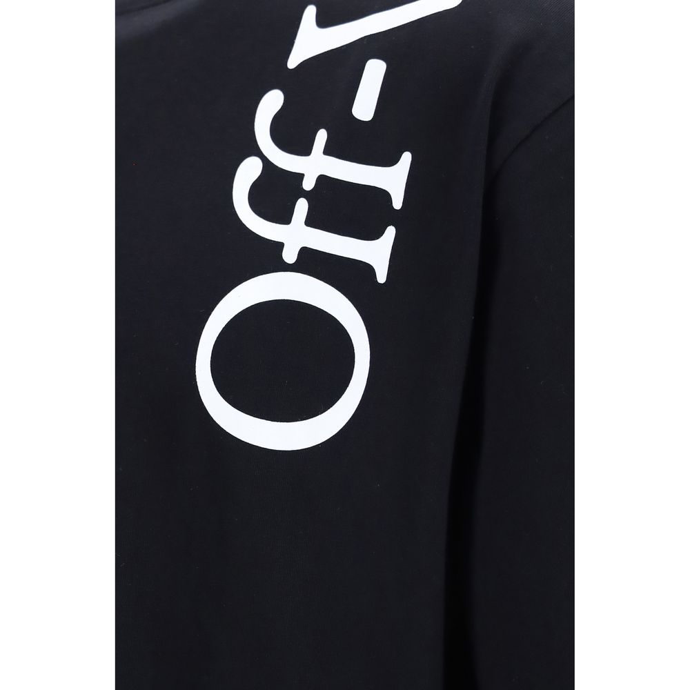 Off-White Black Vertical Bookish Skate T-Shirt | Premium Cotton AW26 Designer Tee