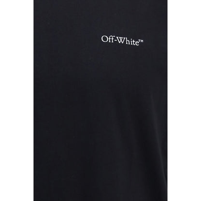 Off-White Small Bookish Black Cotton T-Shirt | Men's Designer Tee AW26 | Kloset97