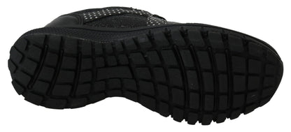 Philipp Plein Sport Jasmines Black Leather Sneakers – Luxury Designer Running Shoes