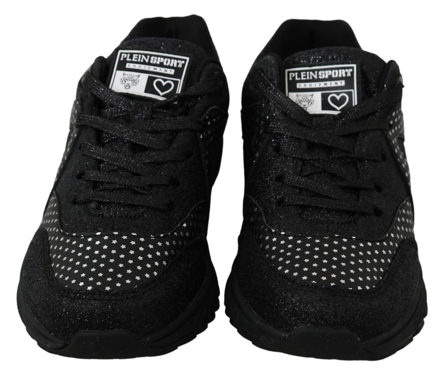 Philipp Plein Sport Jasmines Black Leather Sneakers – Luxury Designer Running Shoes