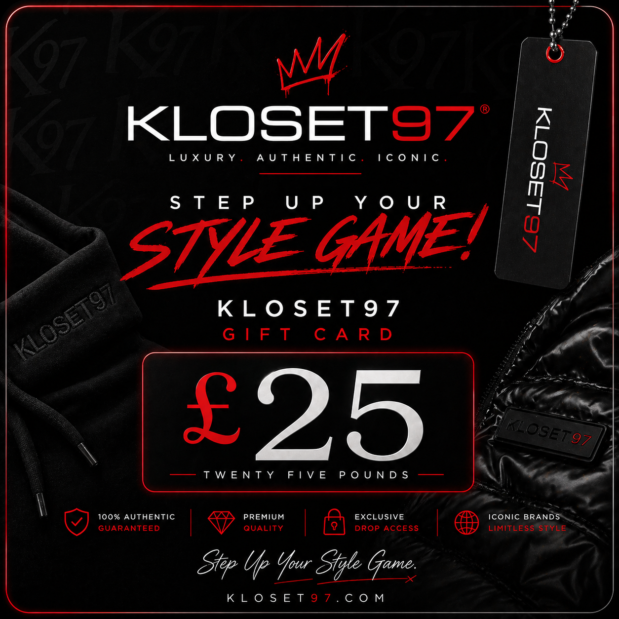 Kloset97 Gift Card | The Perfect Luxury Fashion Gift