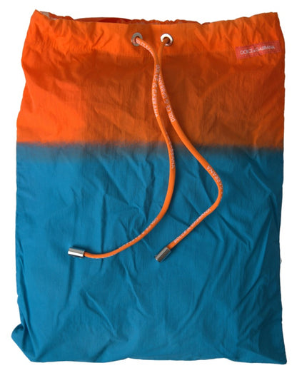 Dolce & Gabbana Gradient Swim Shorts Orange Blue Designer Beachwear Italy