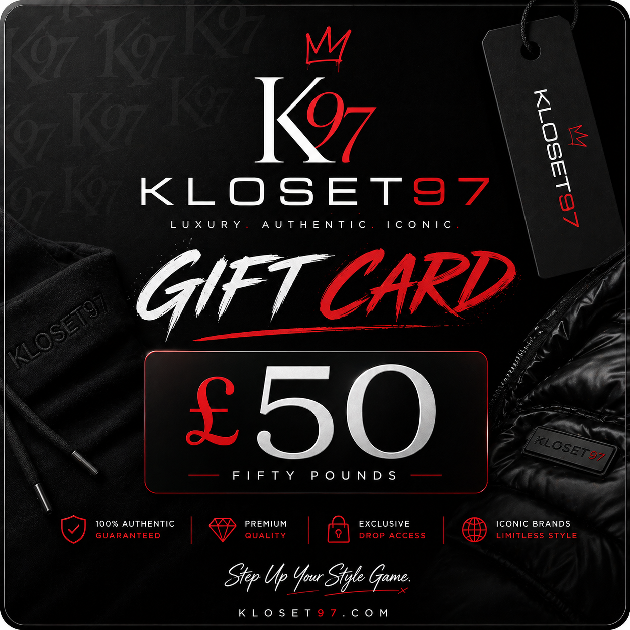 Kloset97 Gift Card | The Perfect Luxury Fashion Gift