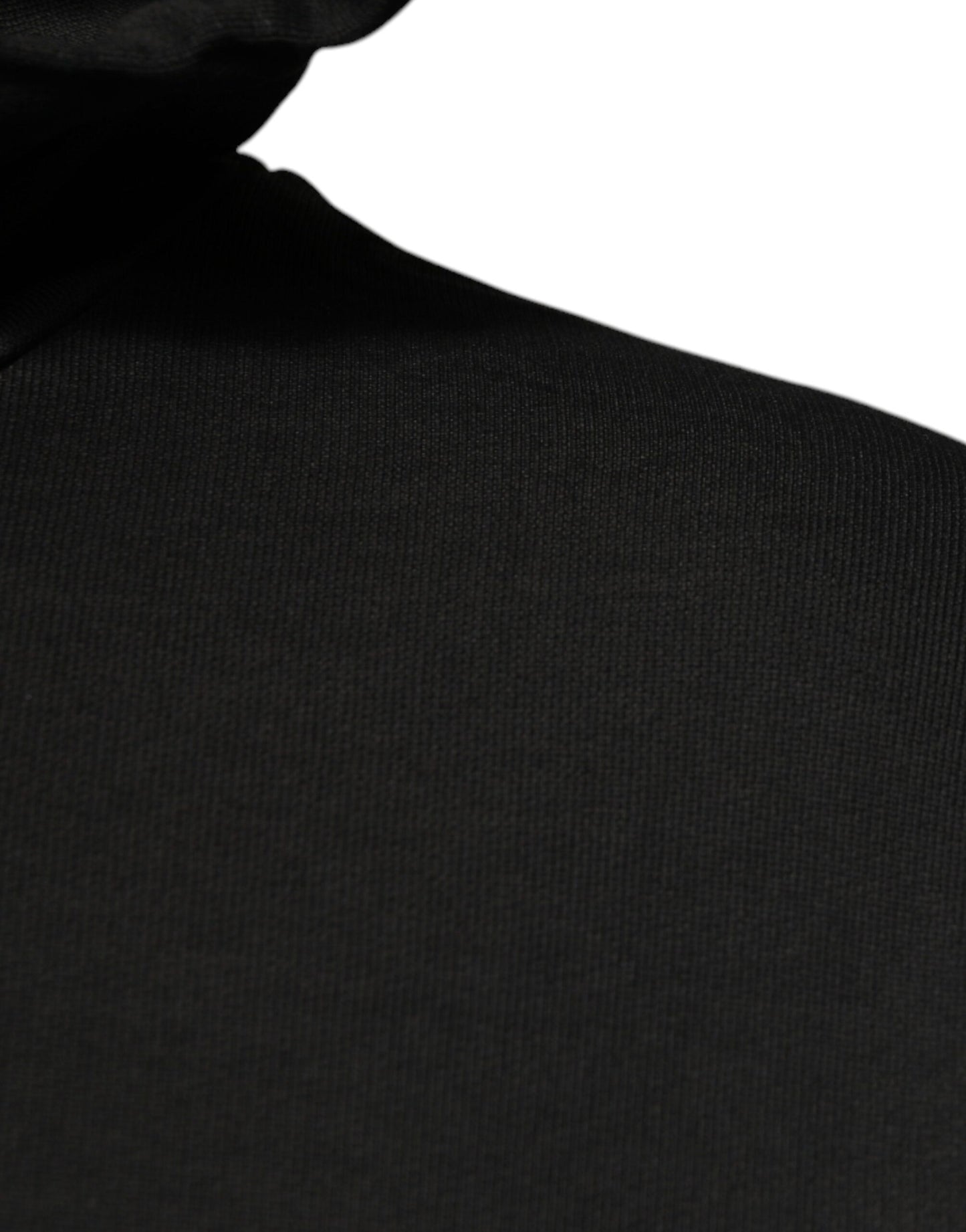 Dolce & Gabbana DG Shield Hoodie Black Cotton Pullover Sweatshirt Made in Italy