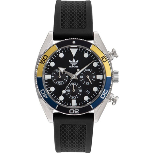 Adidas Black Synthetic Sport Watch