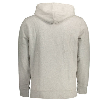Levi’s Grey Cotton Hoodie Men’s Pullover Casual Streetwear Logo Sweatshirt