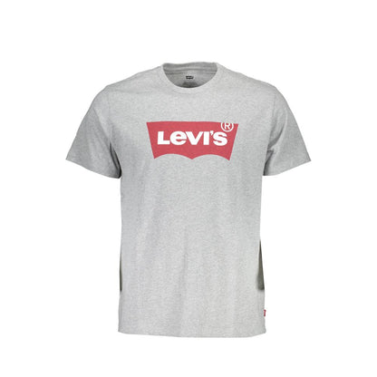 Levi's Grey Graphic Logo T-Shirt Men's 100% Cotton Crew Neck Casual Designer Tee UK