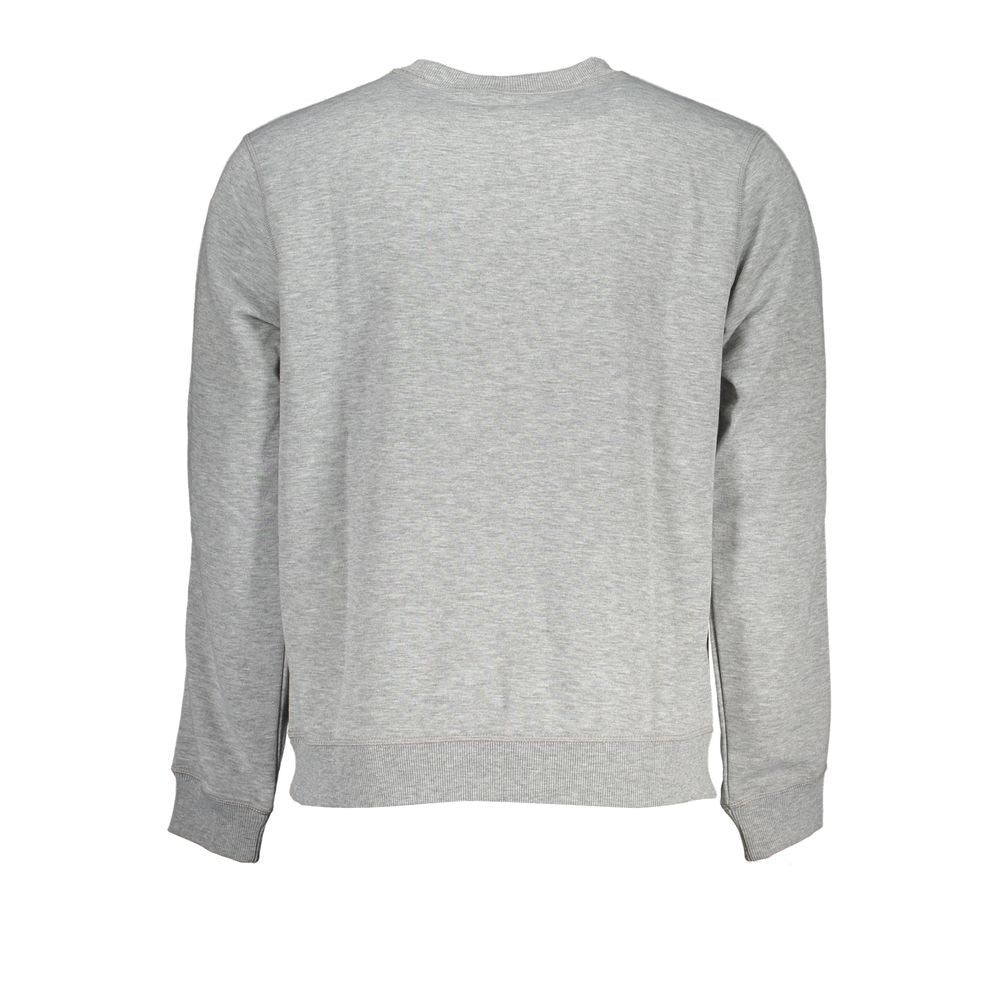 Calvin Klein Grey Sports Sweatshirt Men's Crew Neck Gym Activewear Top