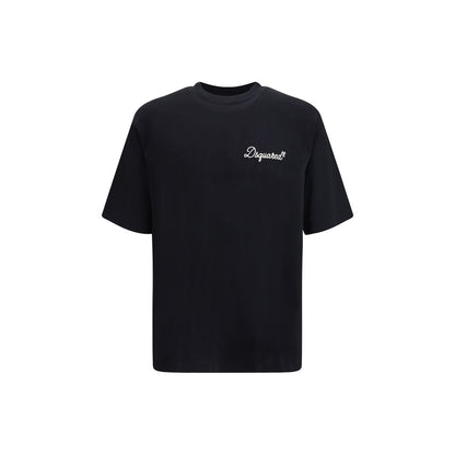 Dsquared² Black Logo Oversized Cotton T-Shirt – AW26